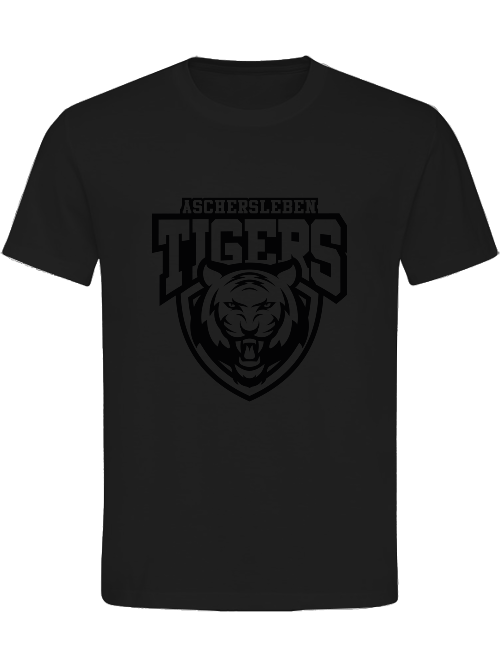 T-Shirt Tigers in schwarz M10