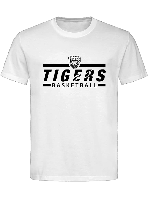 T-Shirt Tigers in weiß M4