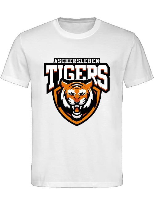 T-Shirt Tigers in weiß M12