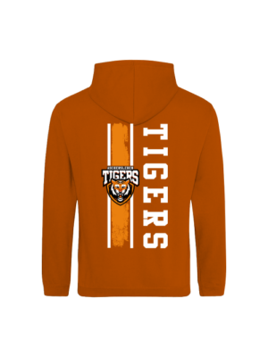 Hoodie Tigers in orange M11 Rückendruck