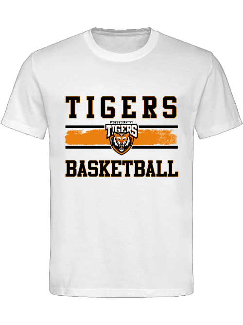 T-Shirt Tigers in weiß M1