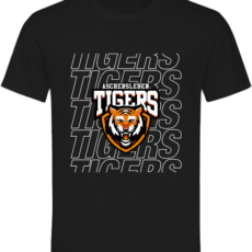 T-Shirt Tigers in schwarz M8