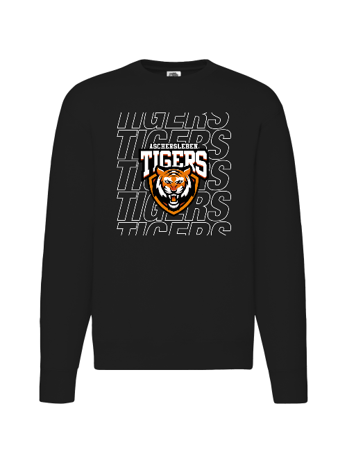 Sweatshirt Tigers in schwarz M8