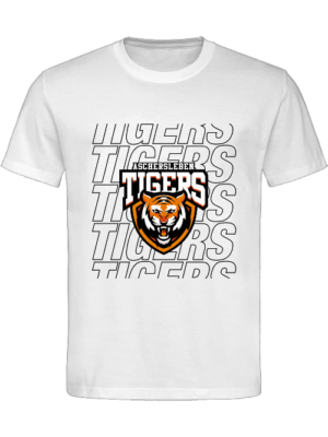 T-Shirt Tigers in weiß M9