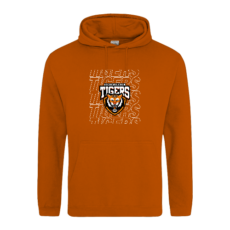 Hoodie Tigers in orange M8