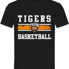 T-Shirt Tigers in schwarz M2